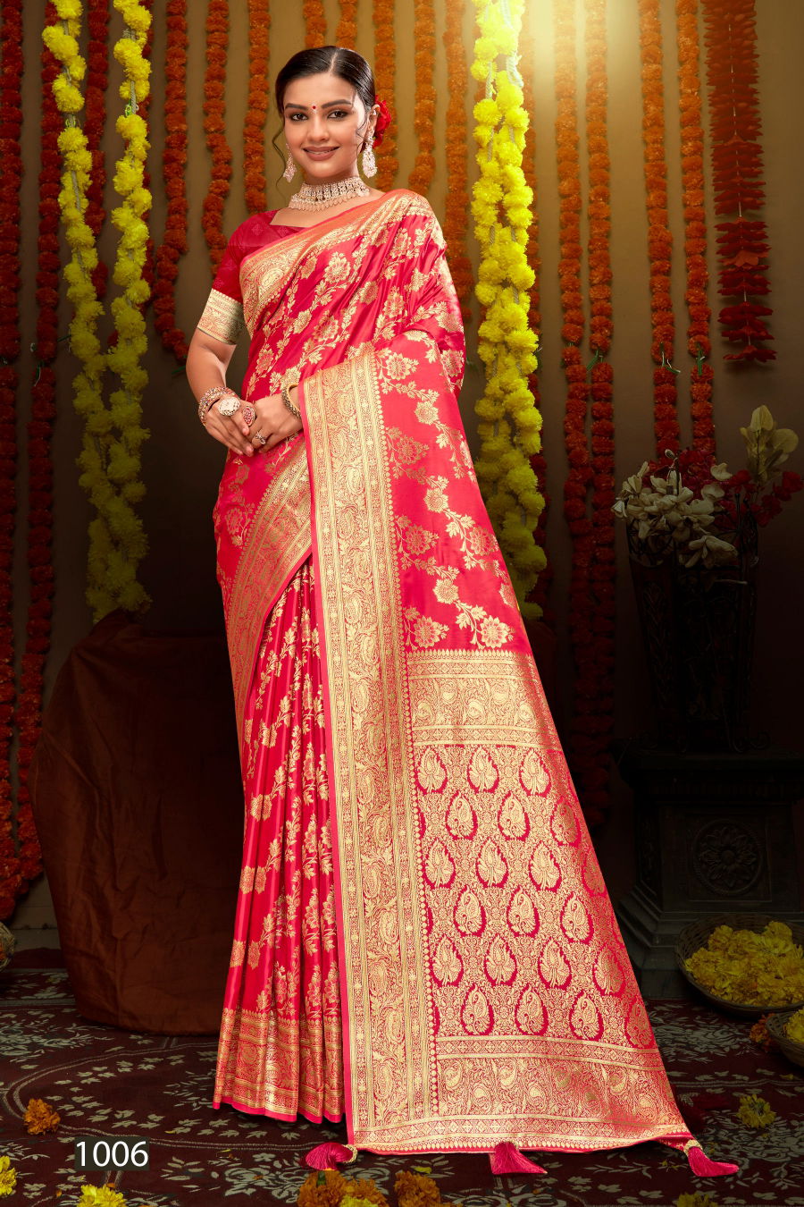 Milan Satin Silk Vol 2 By Saroj Satin Silk Designer Sarees Wholesale Shop In Surat	